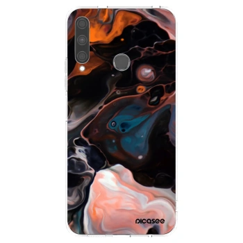Picasee silikonowe przeźroczyste etui na Huawei P40 Lite E - Cream