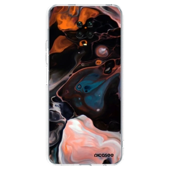 Picasee silikonowe przeźroczyste etui na Xiaomi Redmi Note 9S - Cream