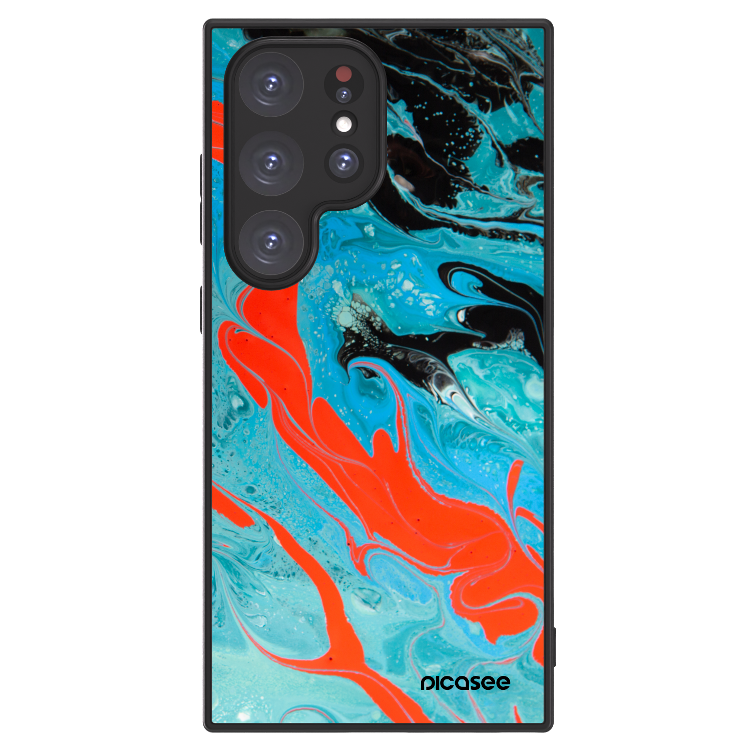Picasee ULTIMATE CASE PowerShare pro Samsung Galaxy S24 Ultra S928B 5G - Blue Magma