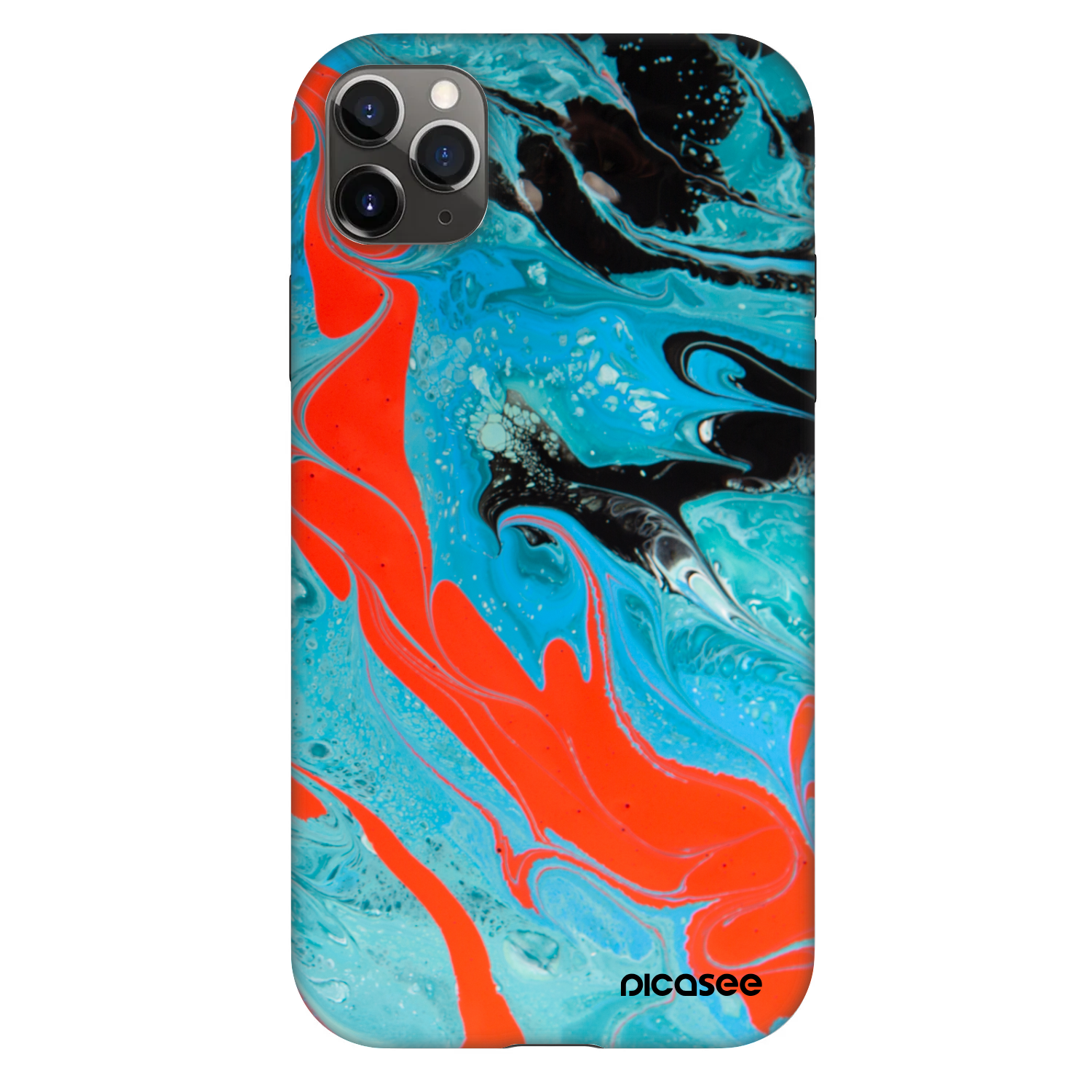 Picasee Fashion Case na Apple iPhone 11 Pro Max - Blue Magma