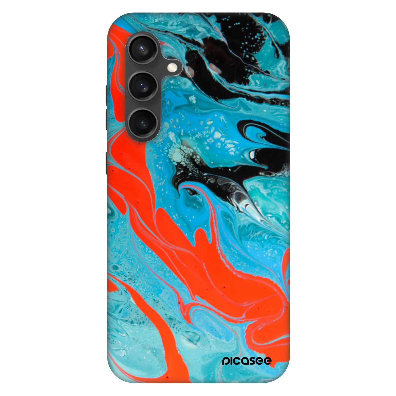 Picasee Fashion Case na Samsung Galaxy S24 FE S721B - Blue Magma