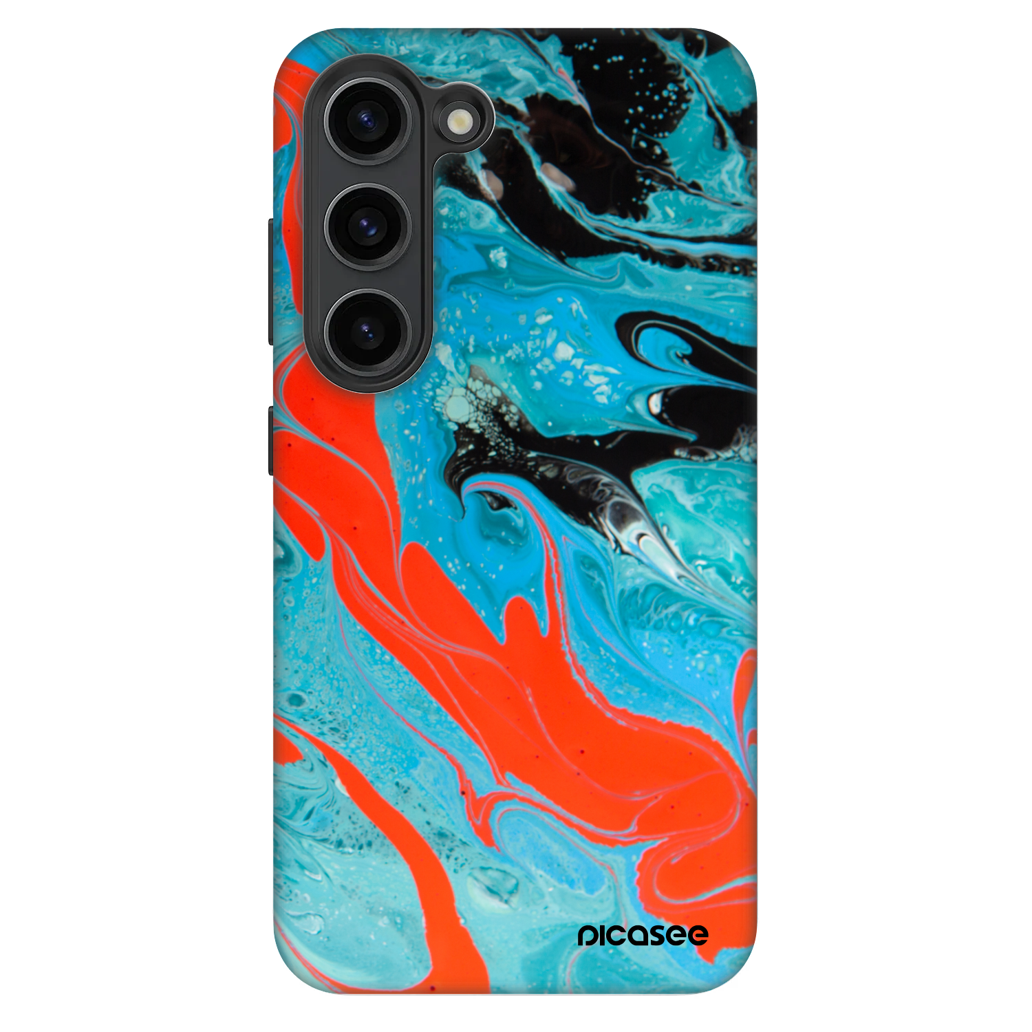 Picasee Fashion Case na Samsung Galaxy S23 5G - Blue Magma