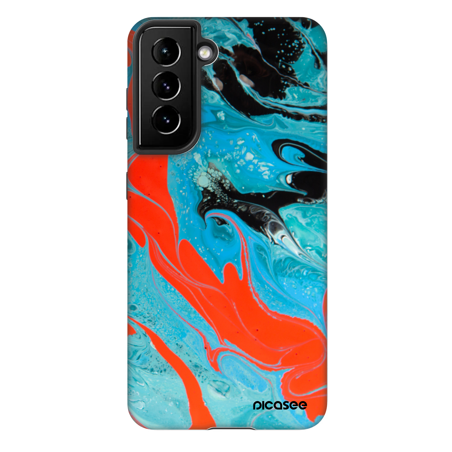 Picasee Fashion Case na Samsung Galaxy S21 FE 5G - Blue Magma