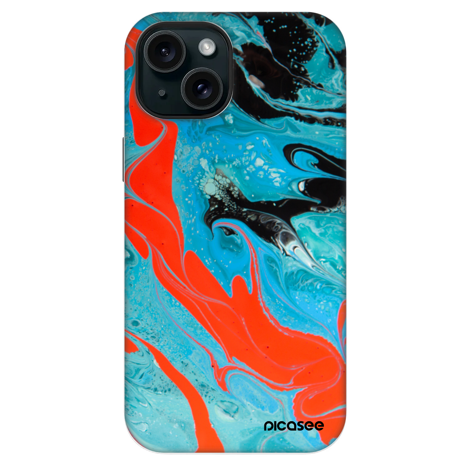 Picasee Fashion Case MagSafe na Apple iPhone 13 - Blue Magma