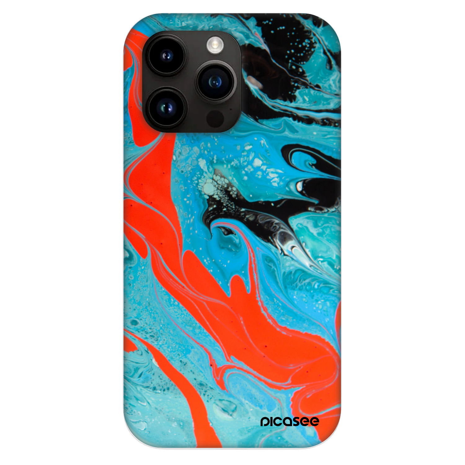 Picasee Fashion Case MagSafe na Apple iPhone 13 Pro - Blue Magma