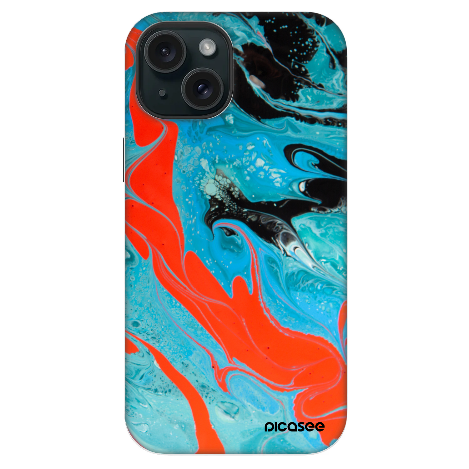 Picasee Fashion Case MagSafe na Apple iPhone 14 - Blue Magma
