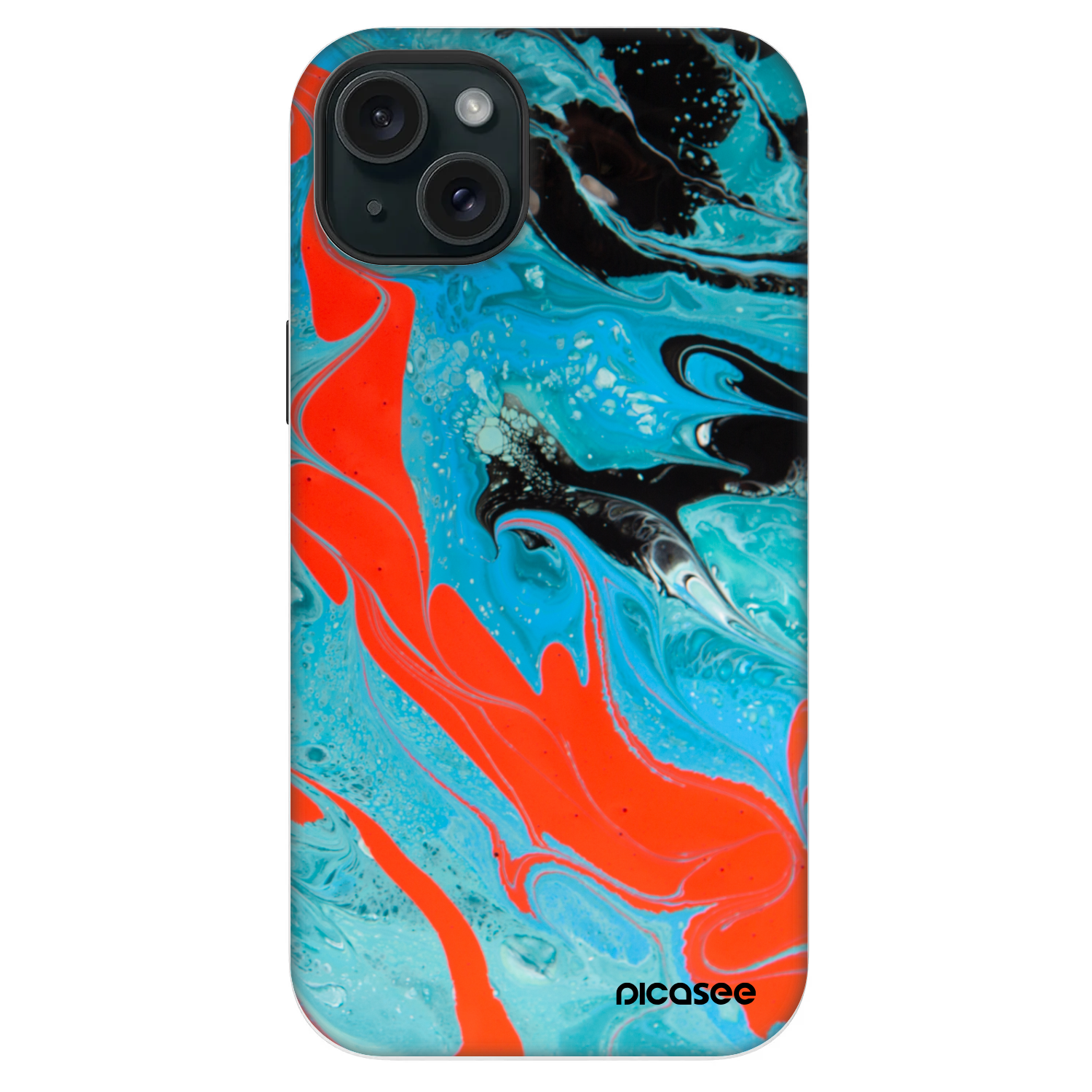 Picasee Fashion Case MagSafe na Apple iPhone 14 Plus - Blue Magma