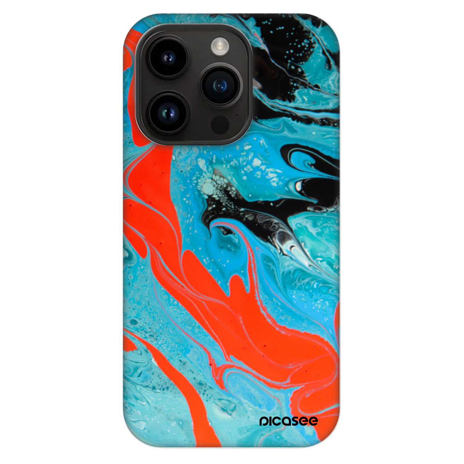 Picasee Fashion Case MagSafe na Apple iPhone 14 Pro - Blue Magma