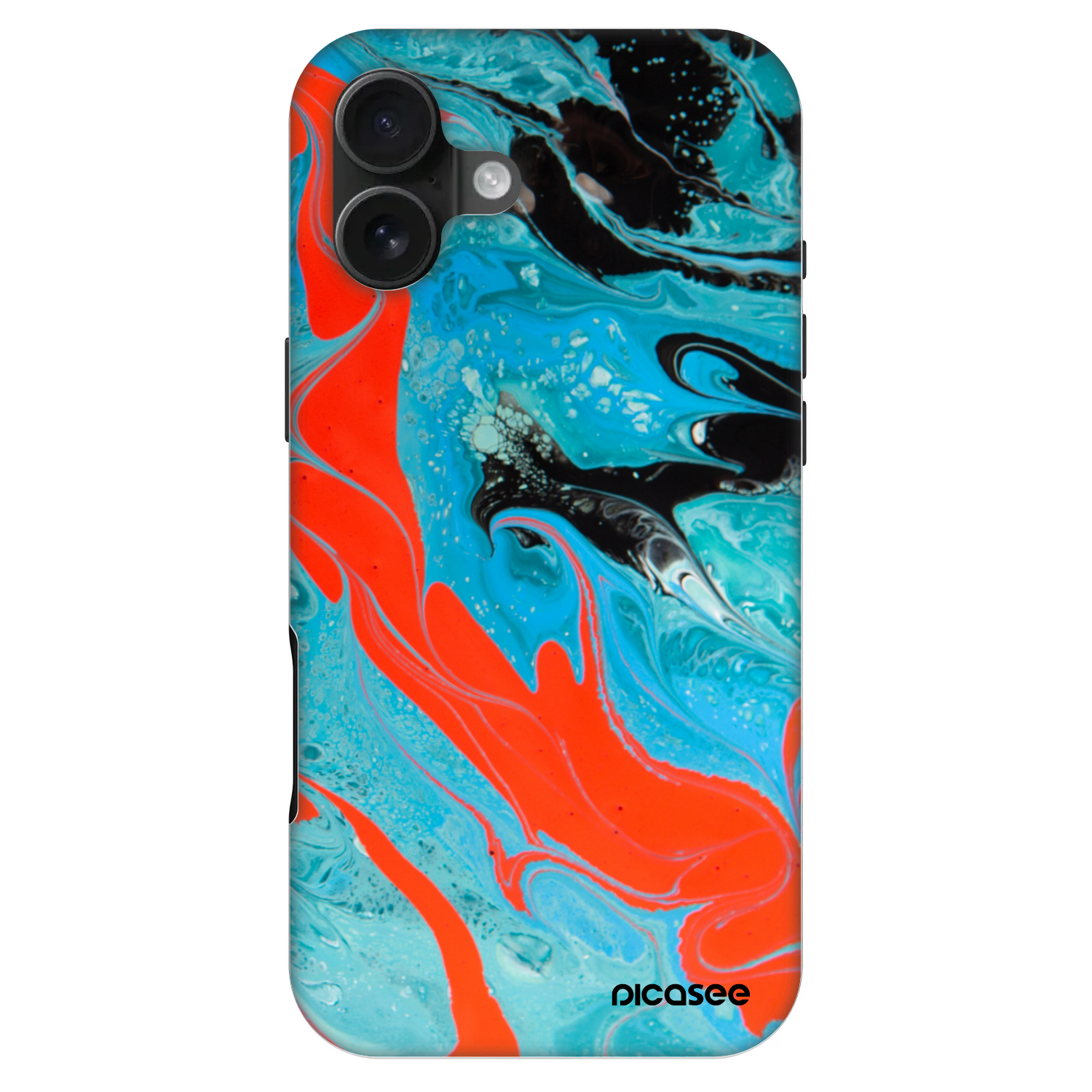 Picasee Fashion Case MagSafe na Apple iPhone 16 Plus - Blue Magma