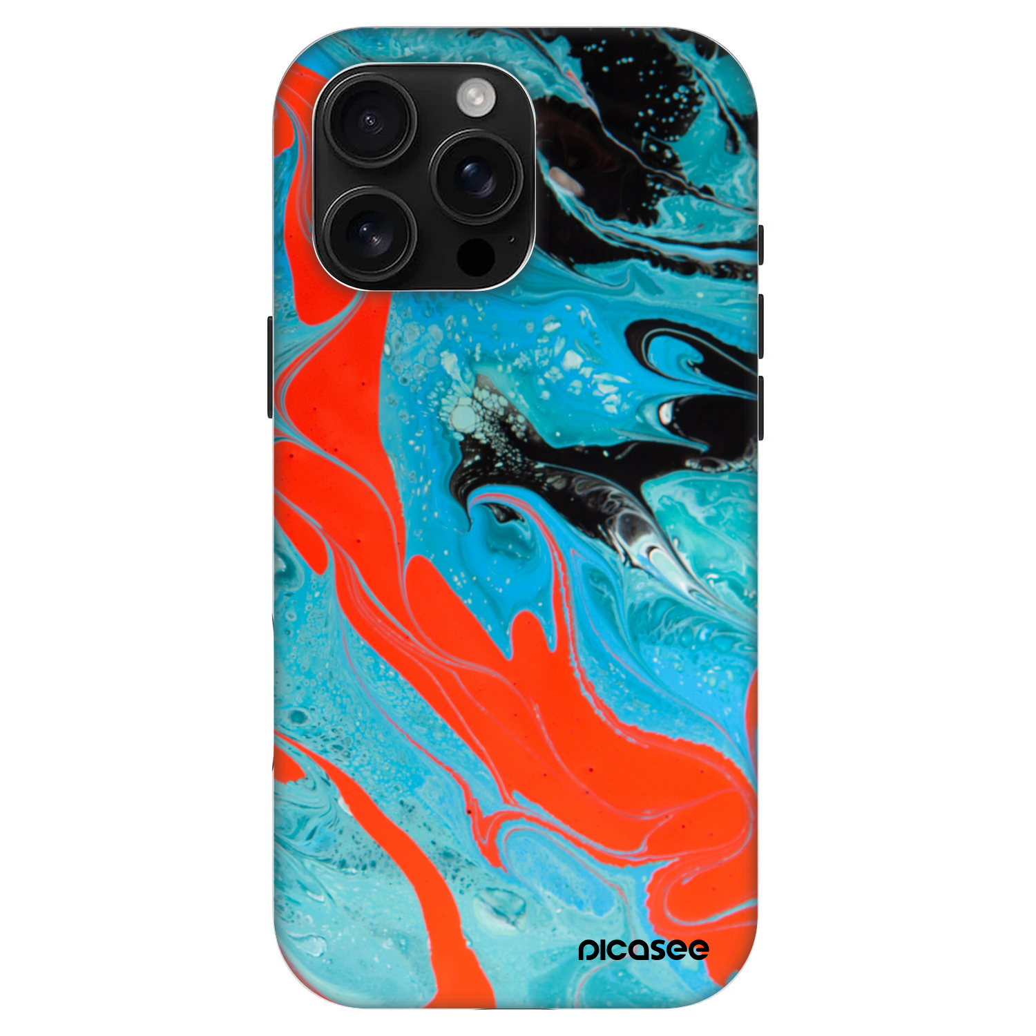 Picasee Fashion Case MagSafe na Apple iPhone 16 Pro Max - Blue Magma