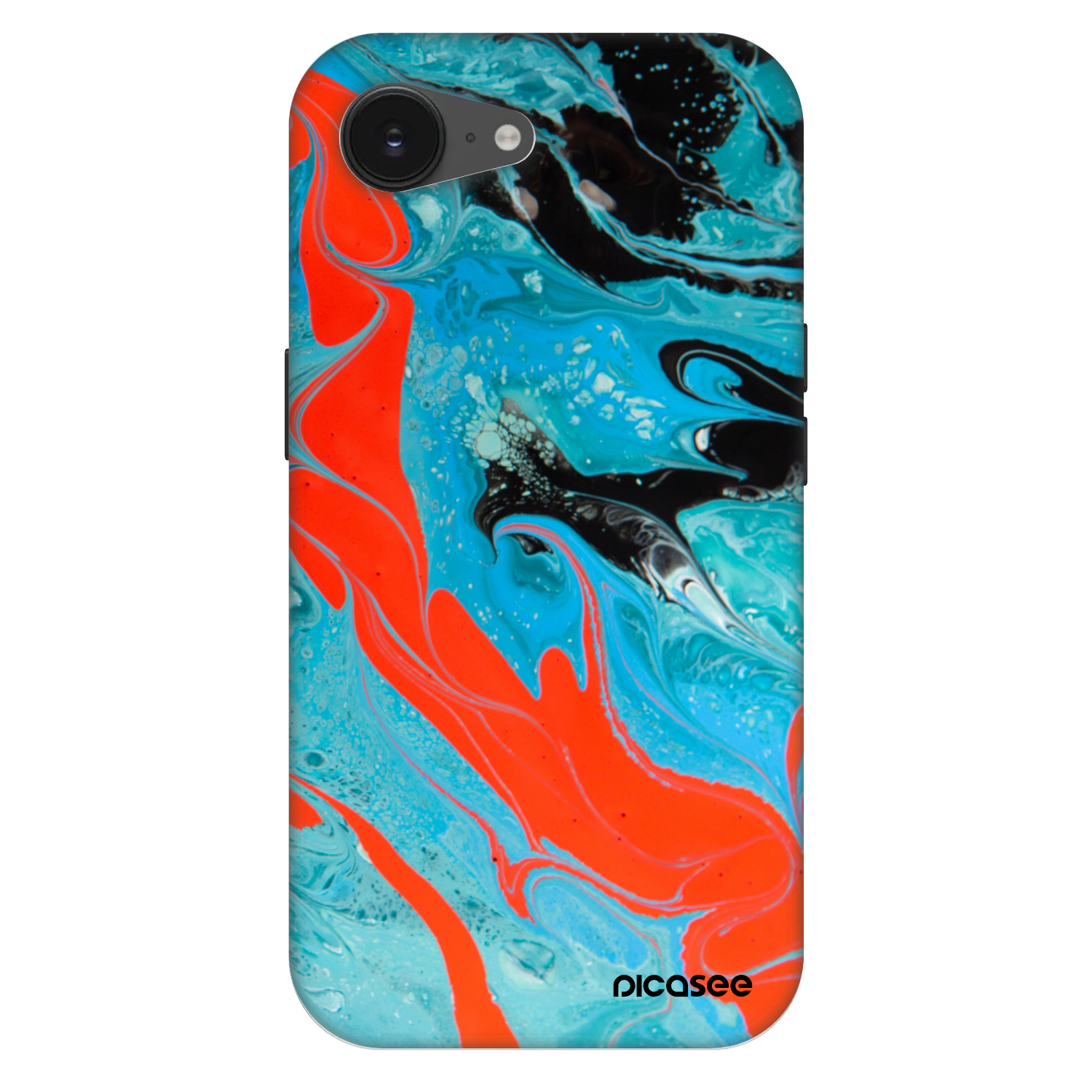 Picasee Fashion Case MagSafe na Apple iPhone 16e - Blue Magma