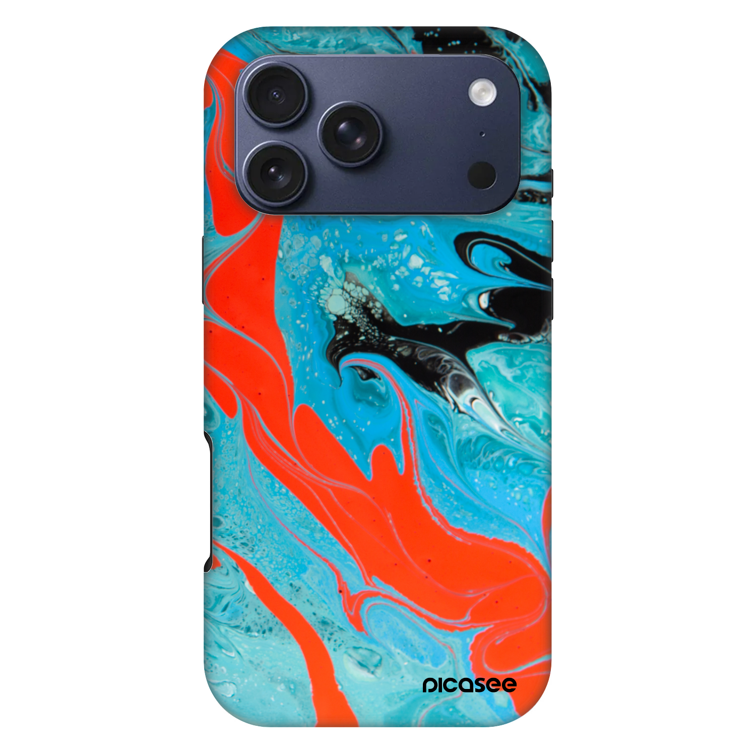 Picasee Fashion Case MagSafe na Apple iPhone 17 Pro Max - Blue Magma