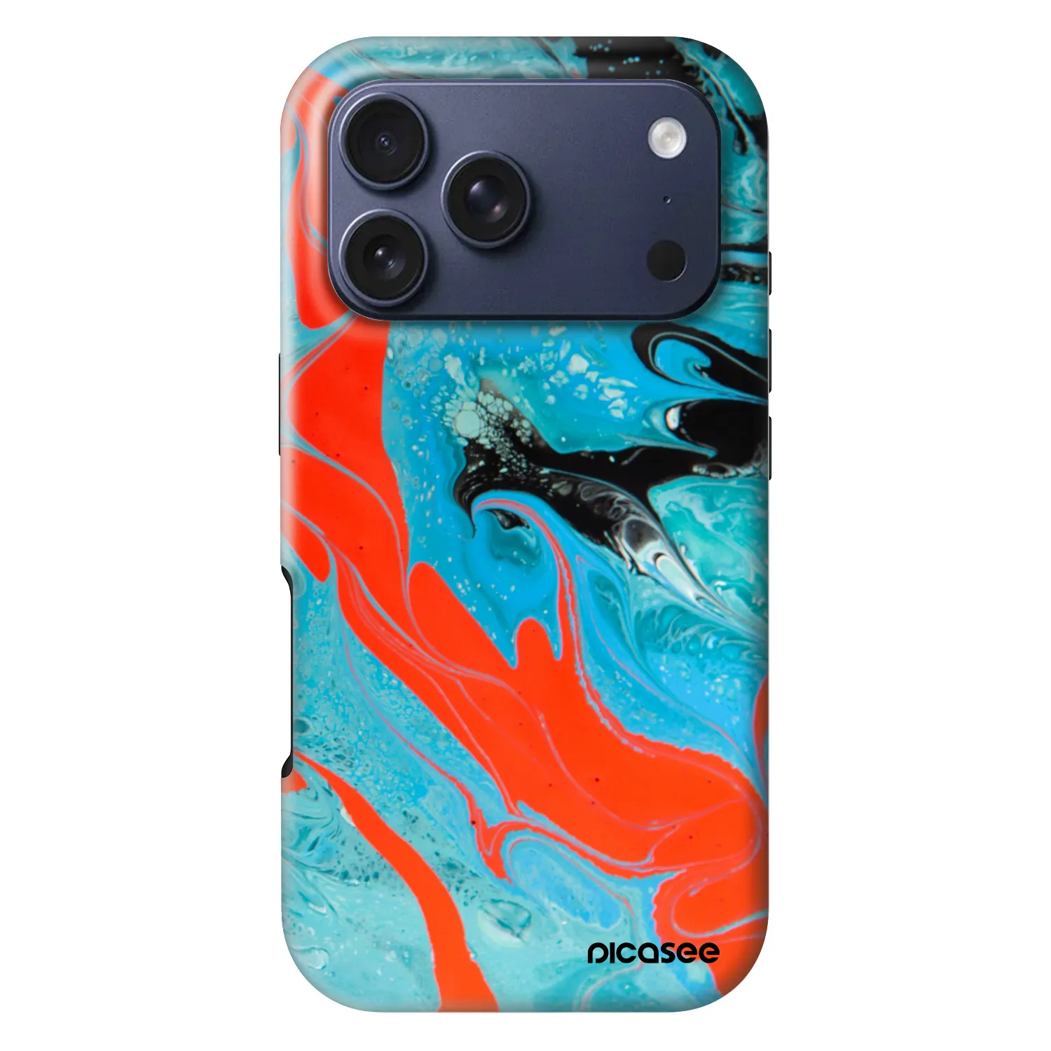 Picasee Fashion Case MagSafe na Apple iPhone 18 Pro - Blue Magma