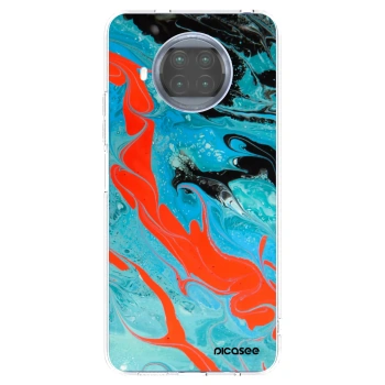 Picasee silikonowe przeźroczyste etui na Xiaomi Mi 10T Lite - Blue Magma
