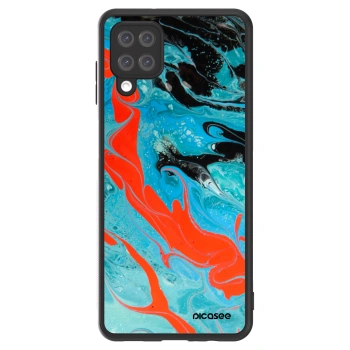 Picasee ULTIMATE CASE na Samsung Galaxy A12 A125F - Blue Magma
