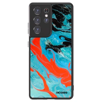 Picasee ULTIMATE CASE na Samsung Galaxy S21 Ultra 5G G998B - Blue Magma