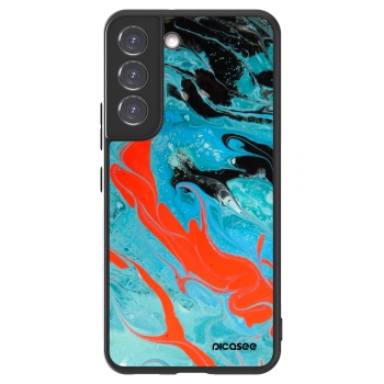 Picasee ULTIMATE CASE PowerShare pro Samsung Galaxy S22 5G - Blue Magma