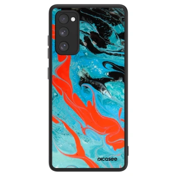 Picasee ULTIMATE CASE PowerShare pro Samsung Galaxy S20 FE - Blue Magma