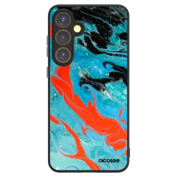 Picasee ULTIMATE CASE PowerShare pro Samsung Galaxy S24 FE S721B - Blue Magma