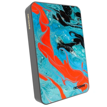 Picasee Powerbank z MagSafe 10 000 mAh Szary - Blue Magma