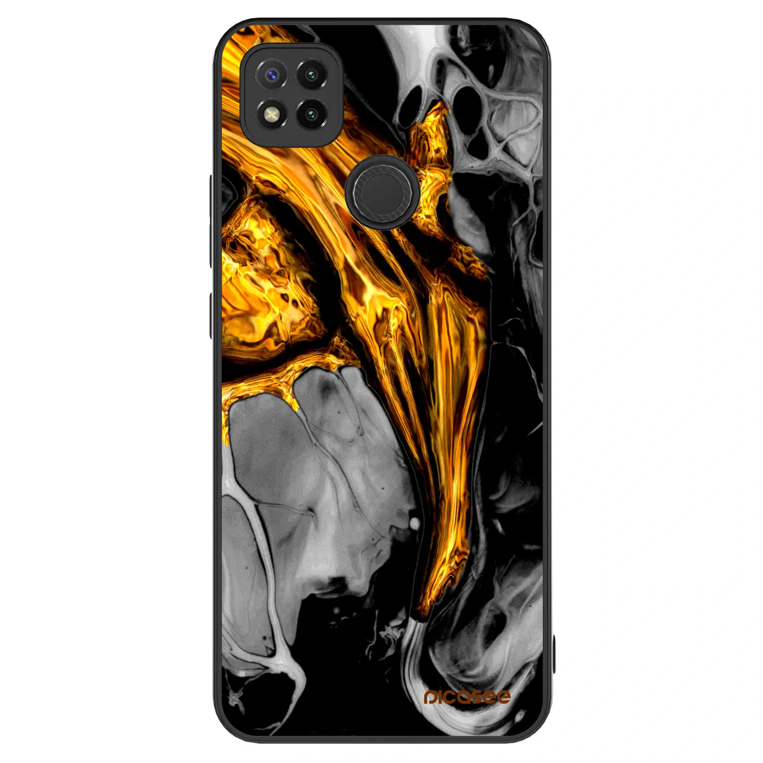 Picasee ULTIMATE CASE na Xiaomi Redmi 9C - Black Gold