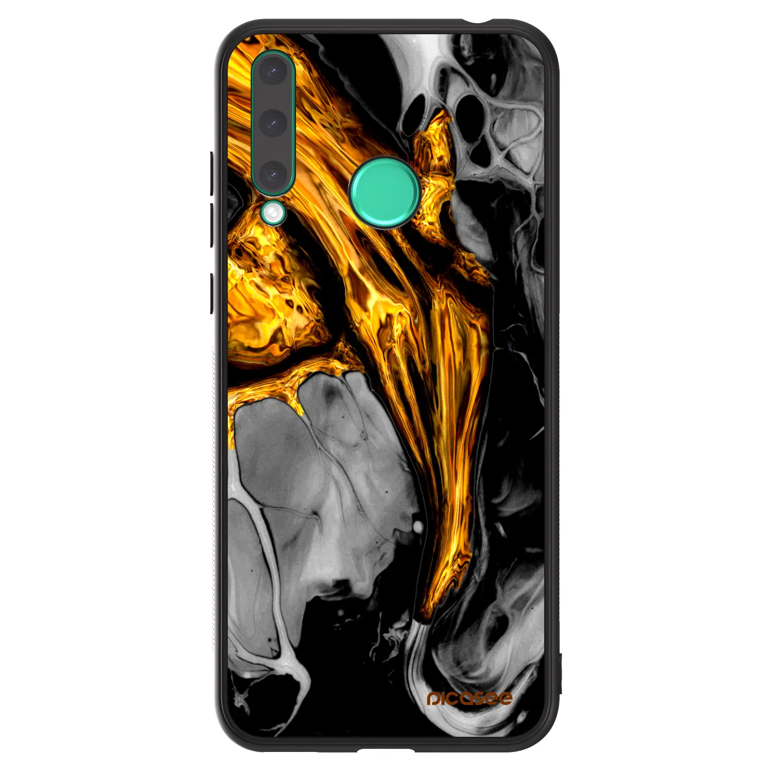 Picasee ULTIMATE CASE na Honor 20 Lite - Black Gold