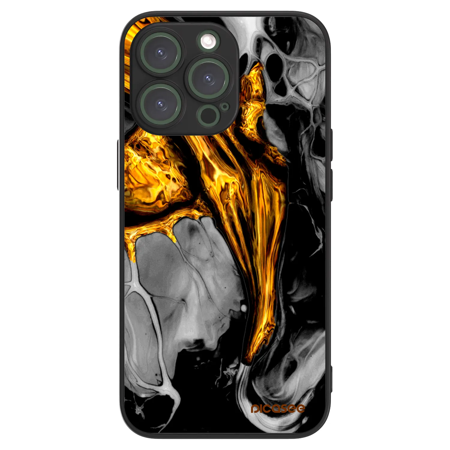 Picasee ULTIMATE CASE na Apple iPhone 13 Pro - Black Gold