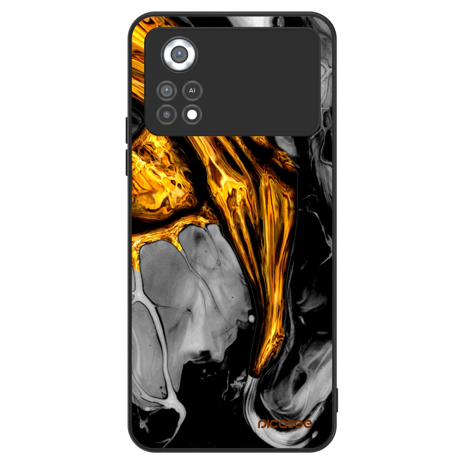 Picasee ULTIMATE CASE na Xiaomi Poco X4 Pro 5G - Black Gold