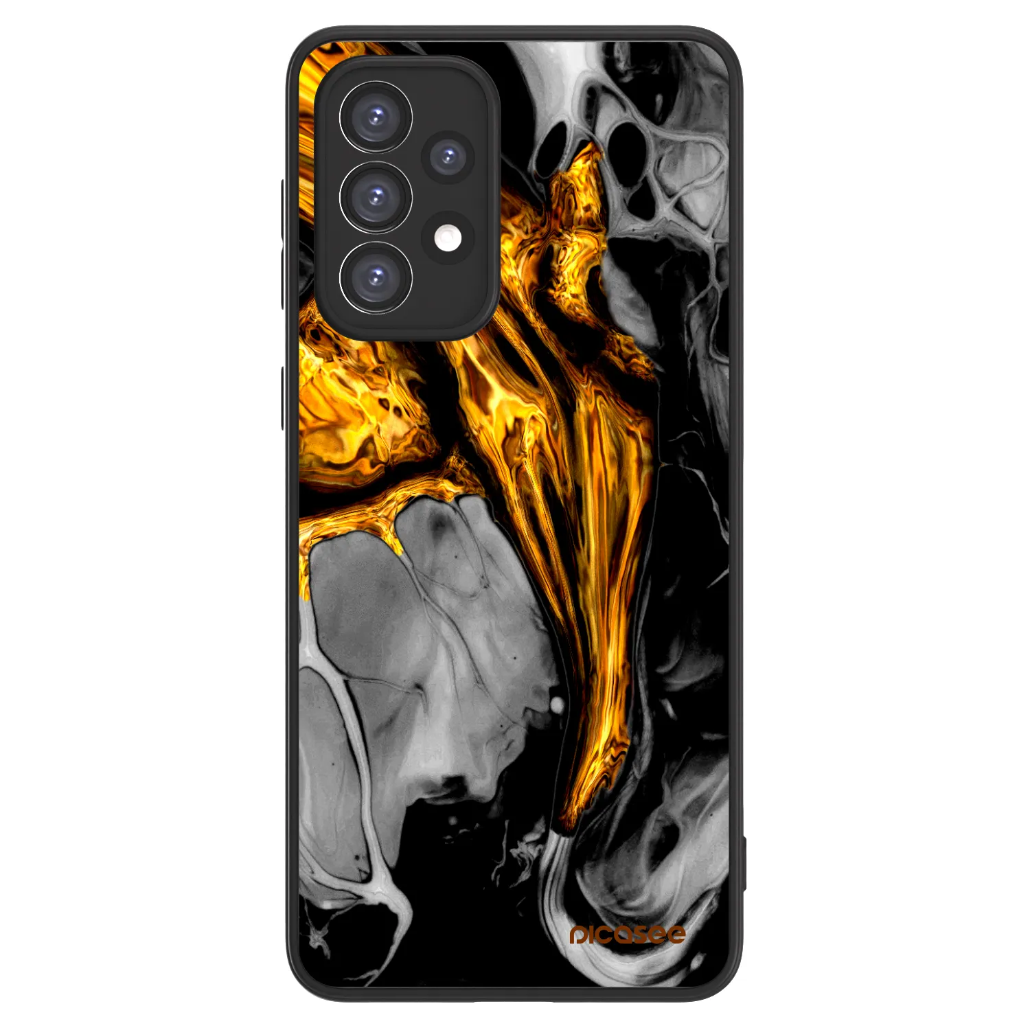 Picasee ULTIMATE CASE na Samsung Galaxy A33 5G A336 - Black Gold