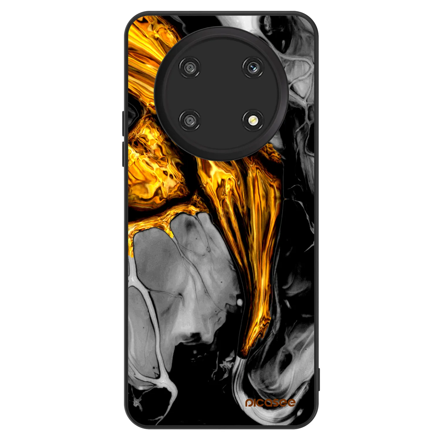 Picasee ULTIMATE CASE na Honor Magic4 Lite 5G - Black Gold