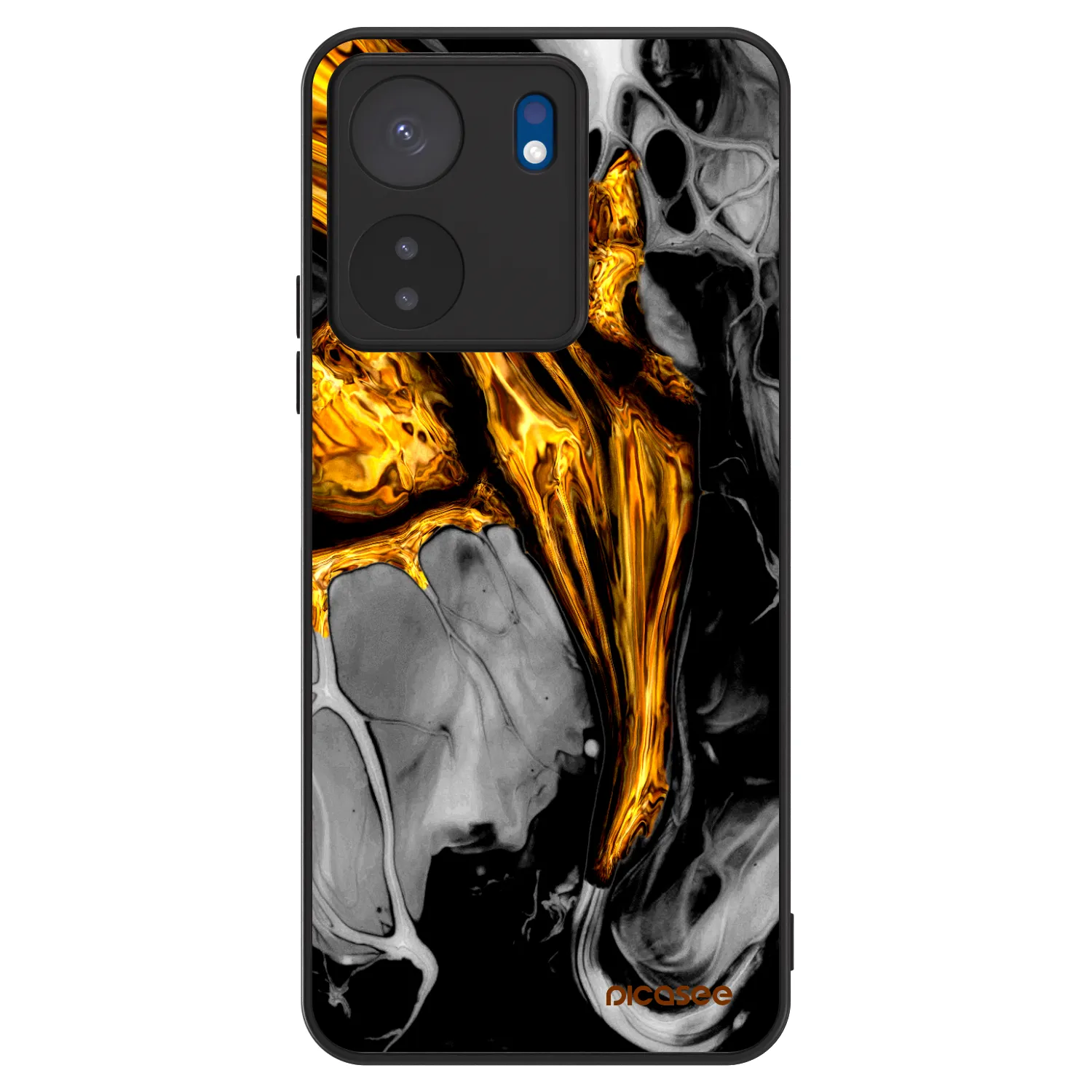 Picasee ULTIMATE CASE na Xiaomi Redmi 13C 4G - Black Gold