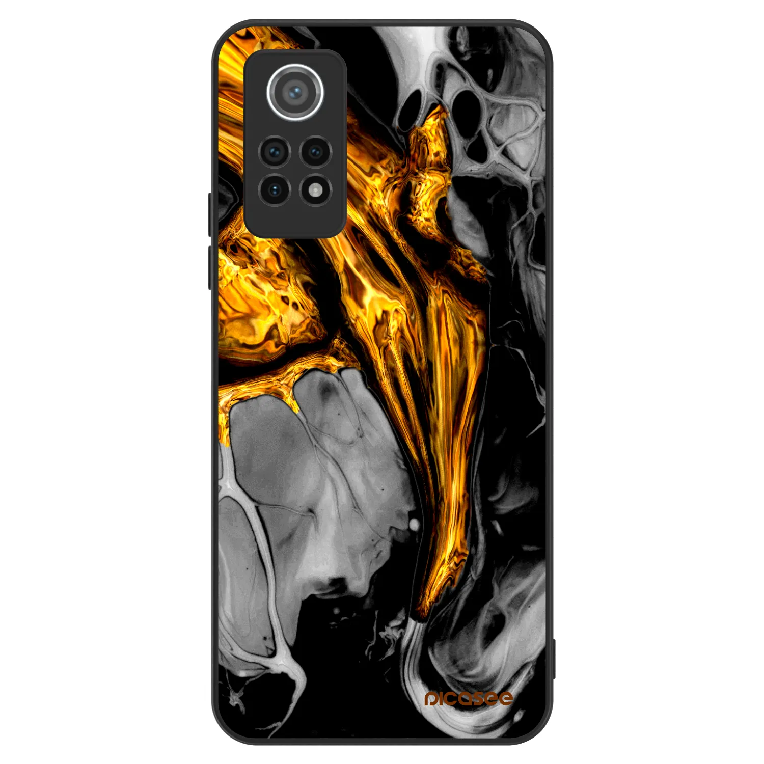 Picasee ULTIMATE CASE na Xiaomi Redmi Note 12 Pro 4G - Black Gold