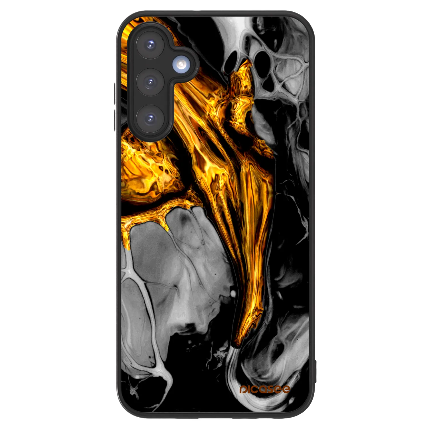 Picasee ULTIMATE CASE na Samsung Galaxy A15 A156B 5G - Black Gold
