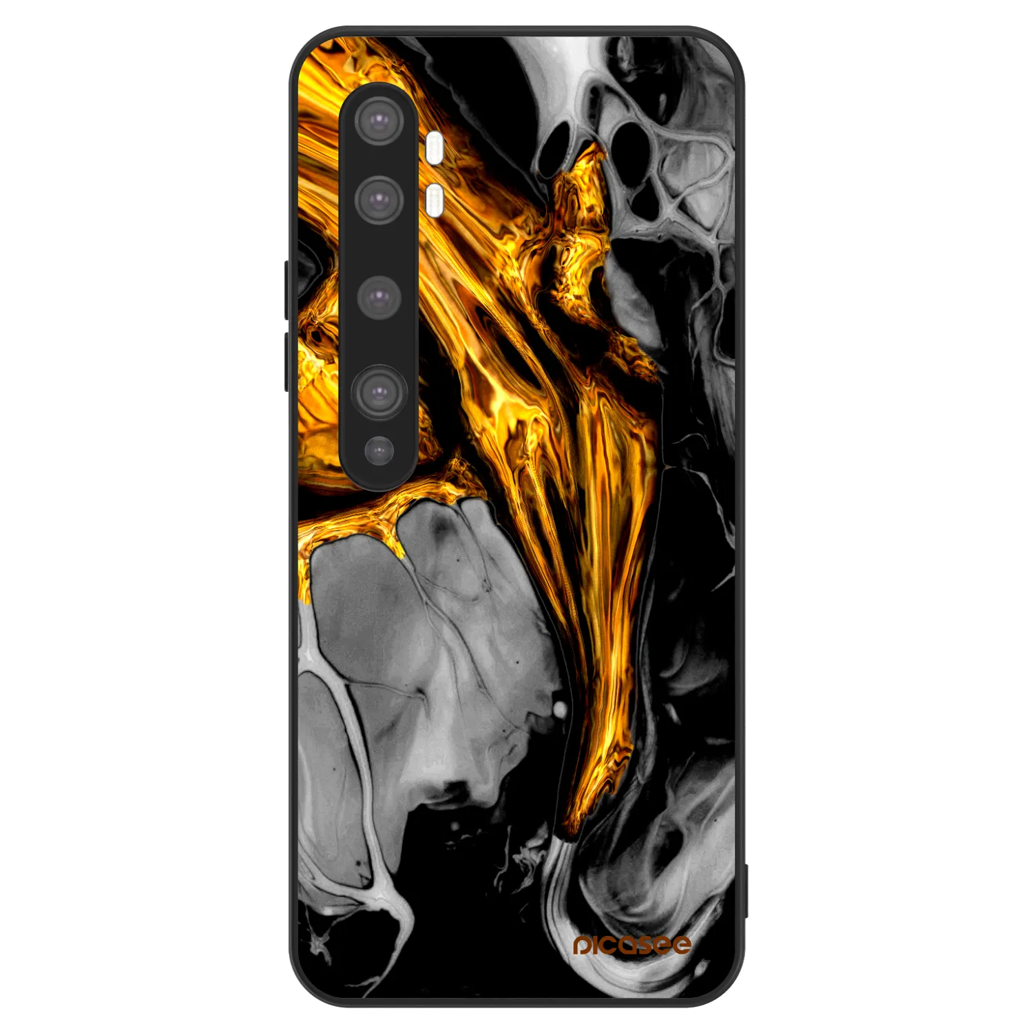 Picasee ULTIMATE CASE na Xiaomi Mi Note 10 (Pro) - Black Gold