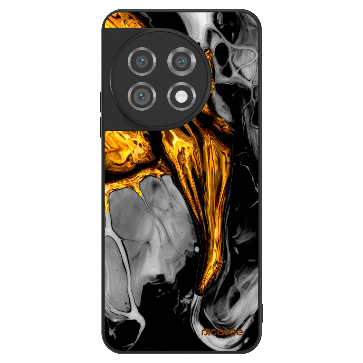 Picasee ULTIMATE CASE na OnePlus 11 5G - Black Gold