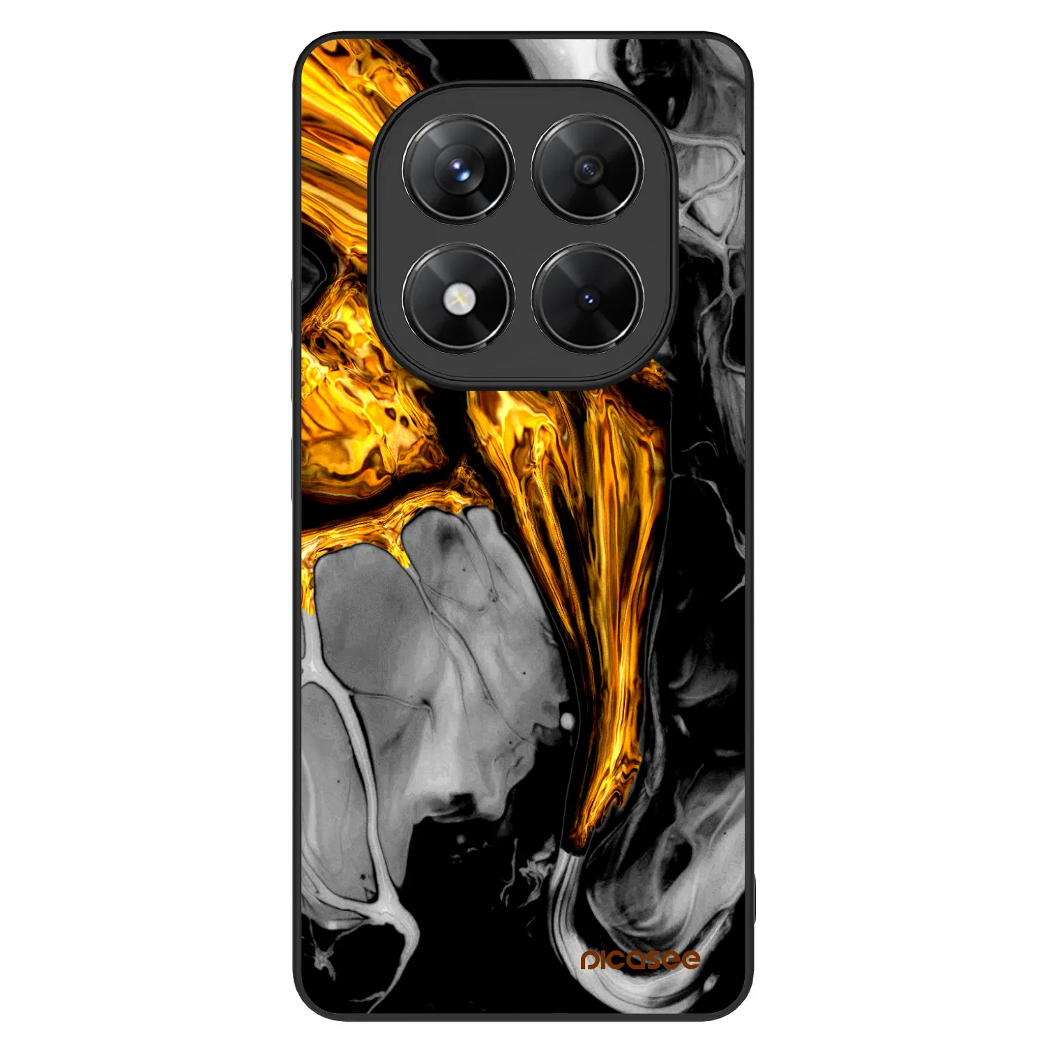 Picasee ULTIMATE CASE na Xiaomi Redmi Note 14 Pro 5G - Black Gold