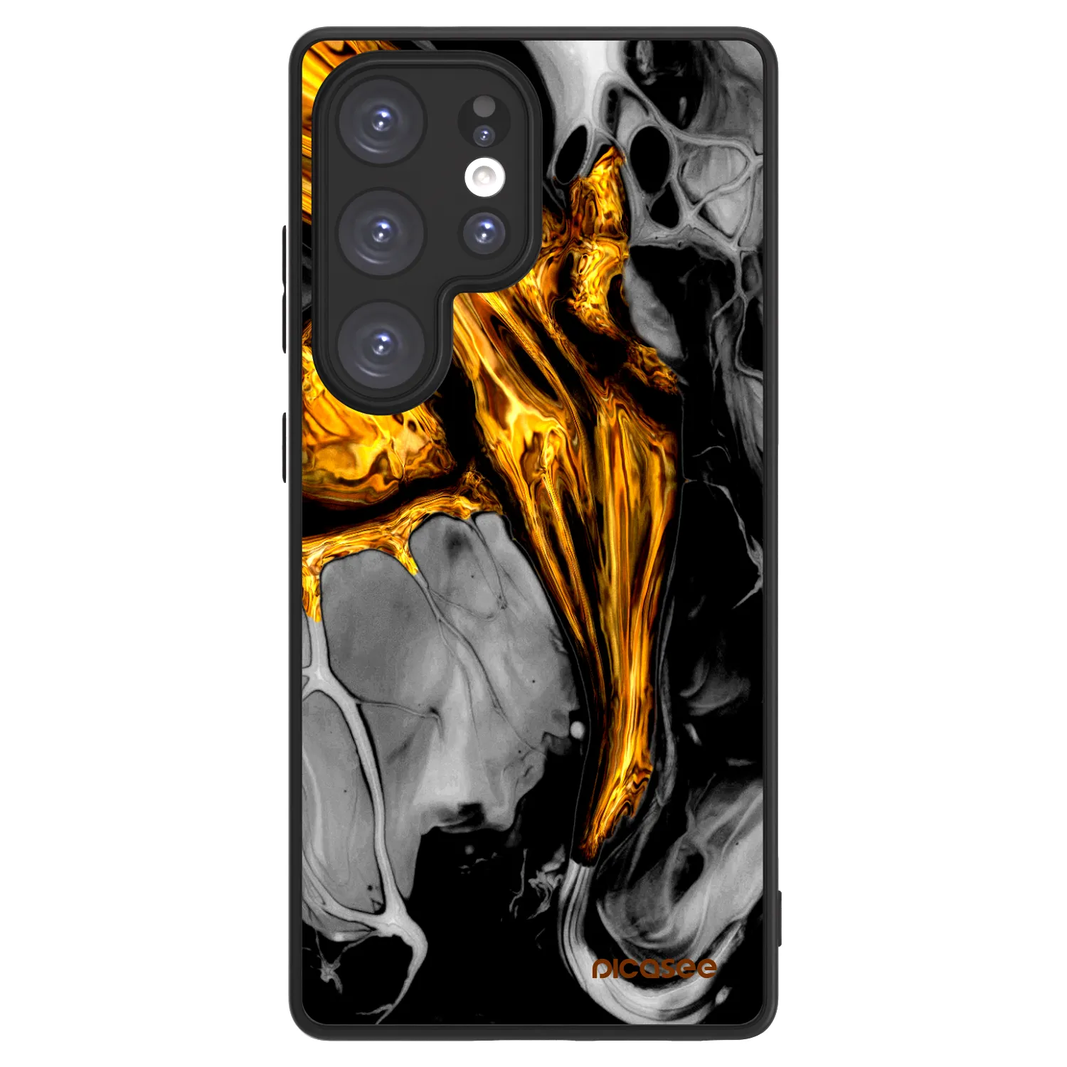 Picasee ULTIMATE CASE na Samsung Galaxy S25 Ultra 5G - Black Gold