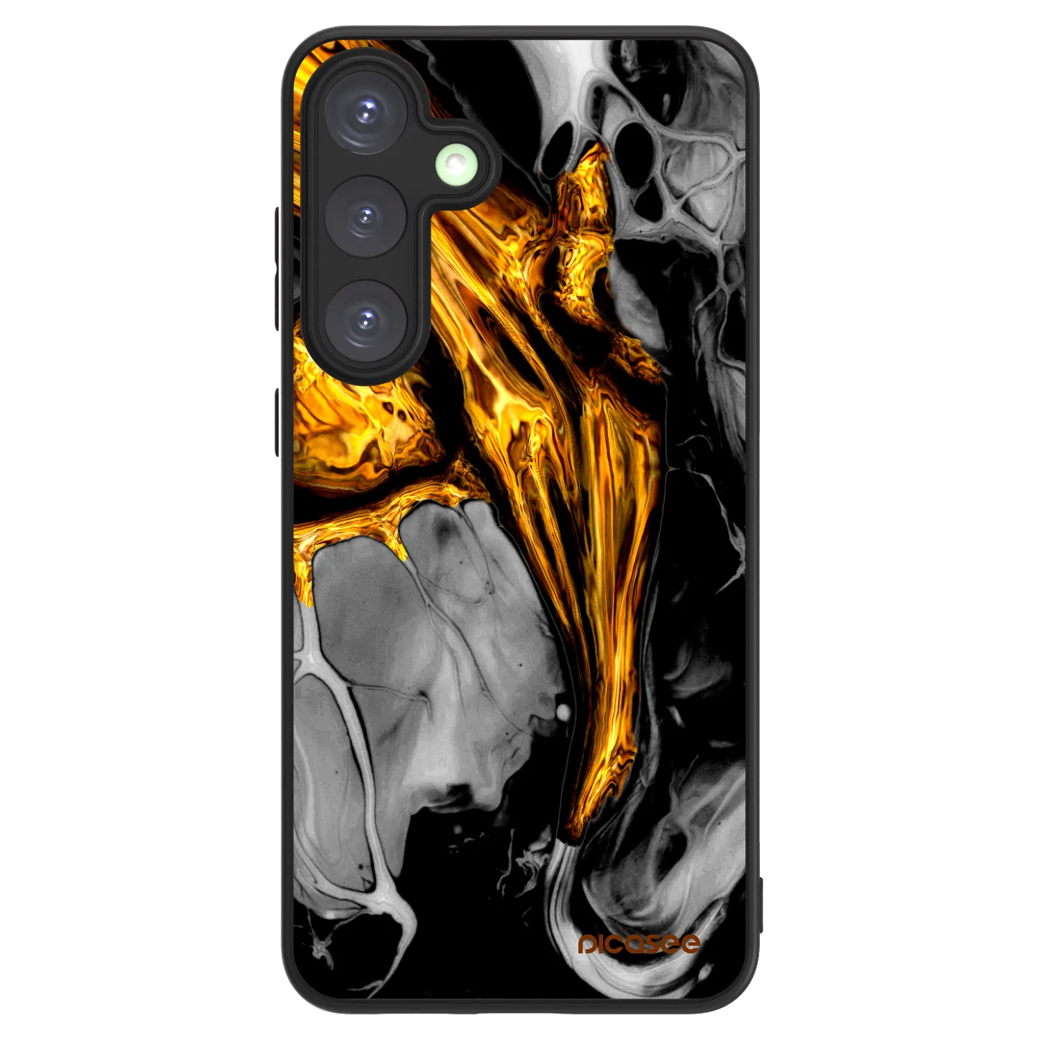 Picasee ULTIMATE CASE na Samsung Galaxy S25+ 5G - Black Gold
