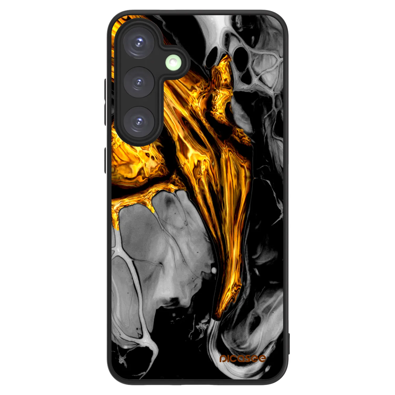 Picasee ULTIMATE CASE PowerShare pro Samsung Galaxy S25+ 5G - Black Gold