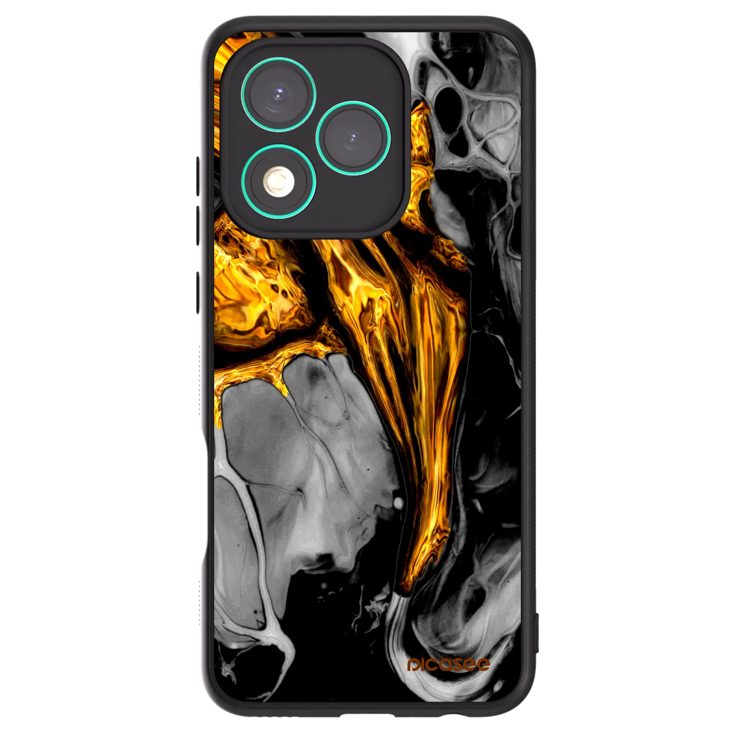 Picasee ULTIMATE CASE na Honor 400 Lite 5G - Black Gold