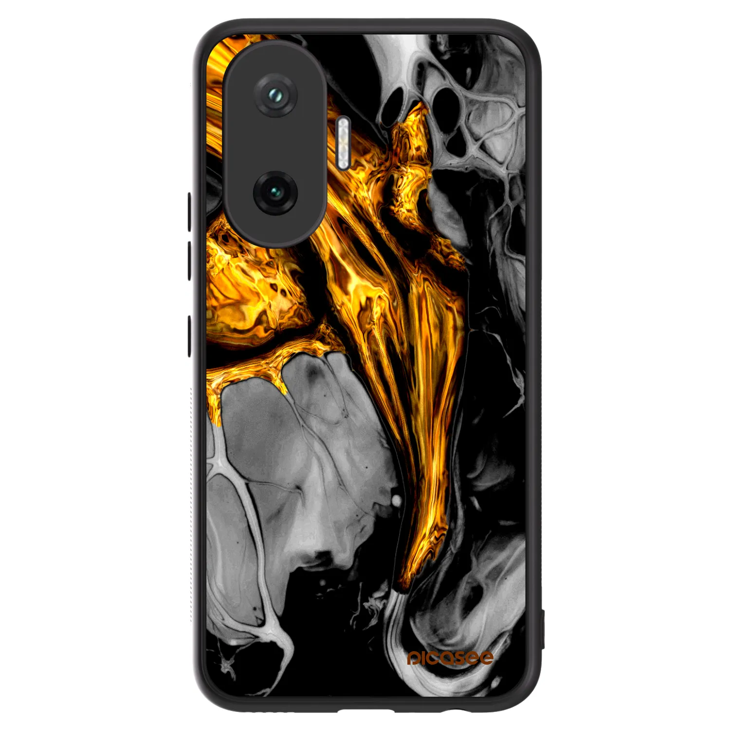 Picasee ULTIMATE CASE na Xiaomi Poco F7 5G - Black Gold