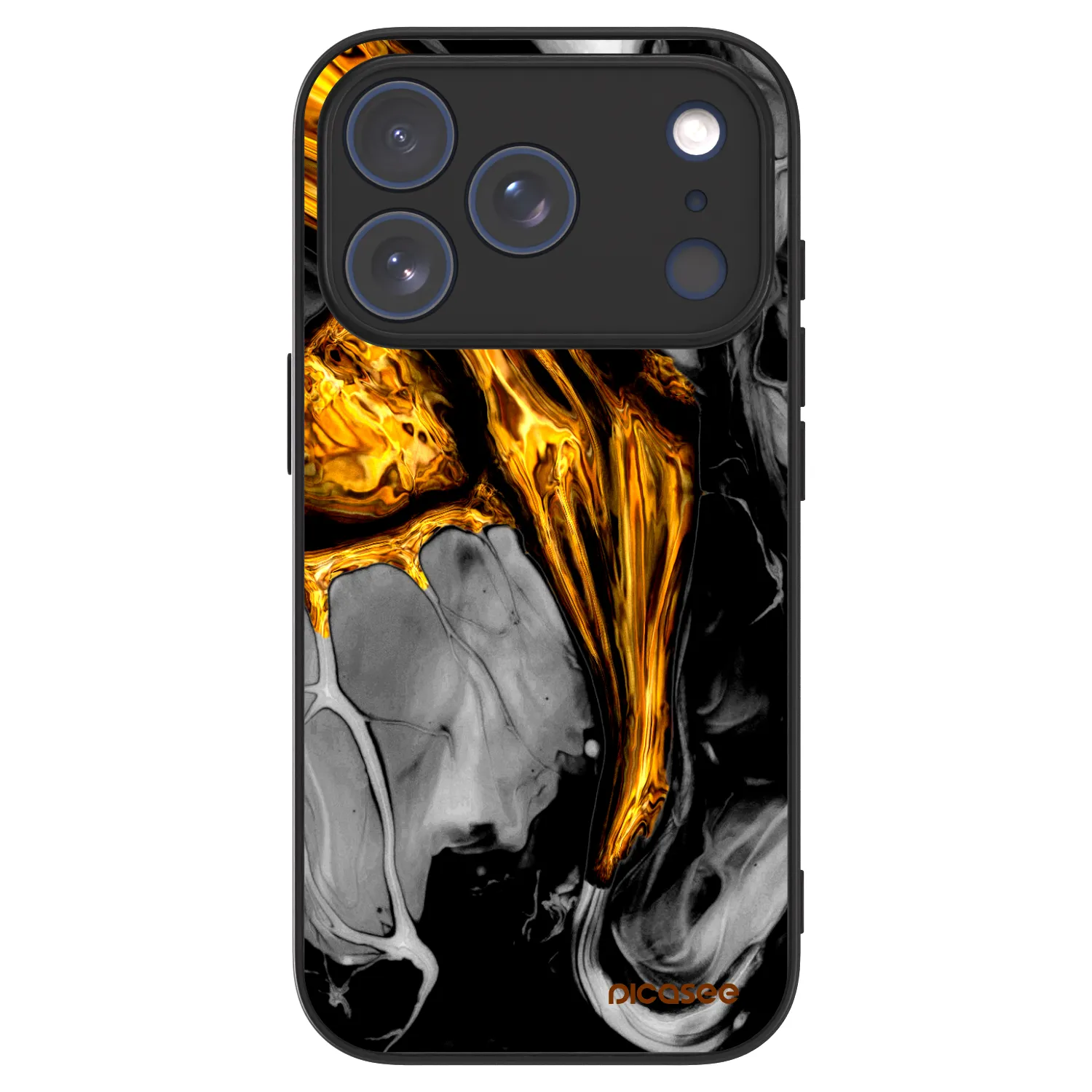 Picasee ULTIMATE CASE na Apple iPhone 17 Pro - Black Gold