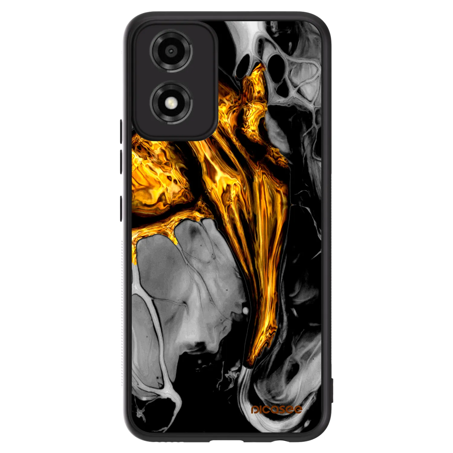 Picasee ULTIMATE CASE na Motorola Moto E14 - Black Gold