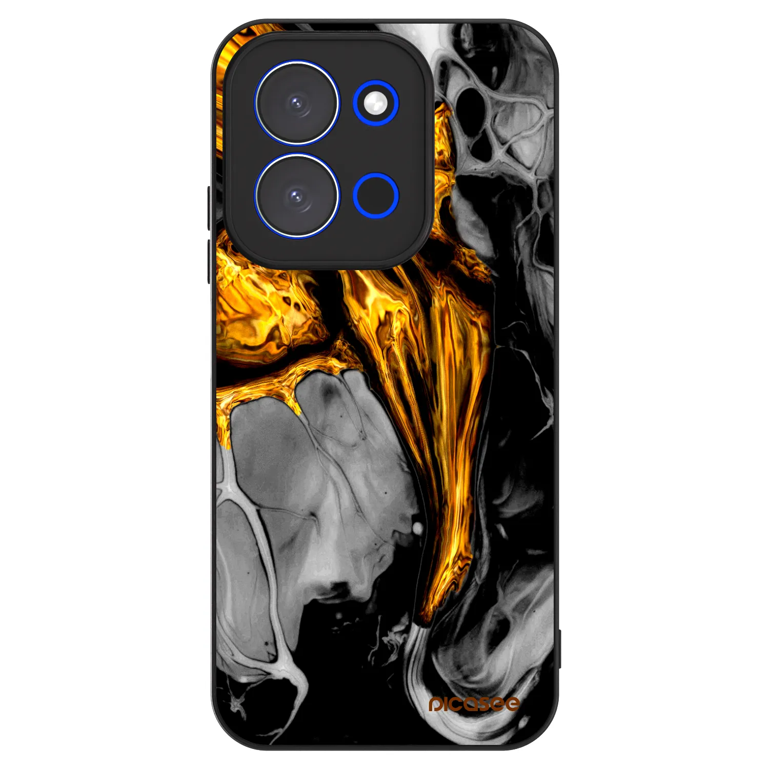 Picasee ULTIMATE CASE na Xiaomi Redmi 15C 4G - Black Gold