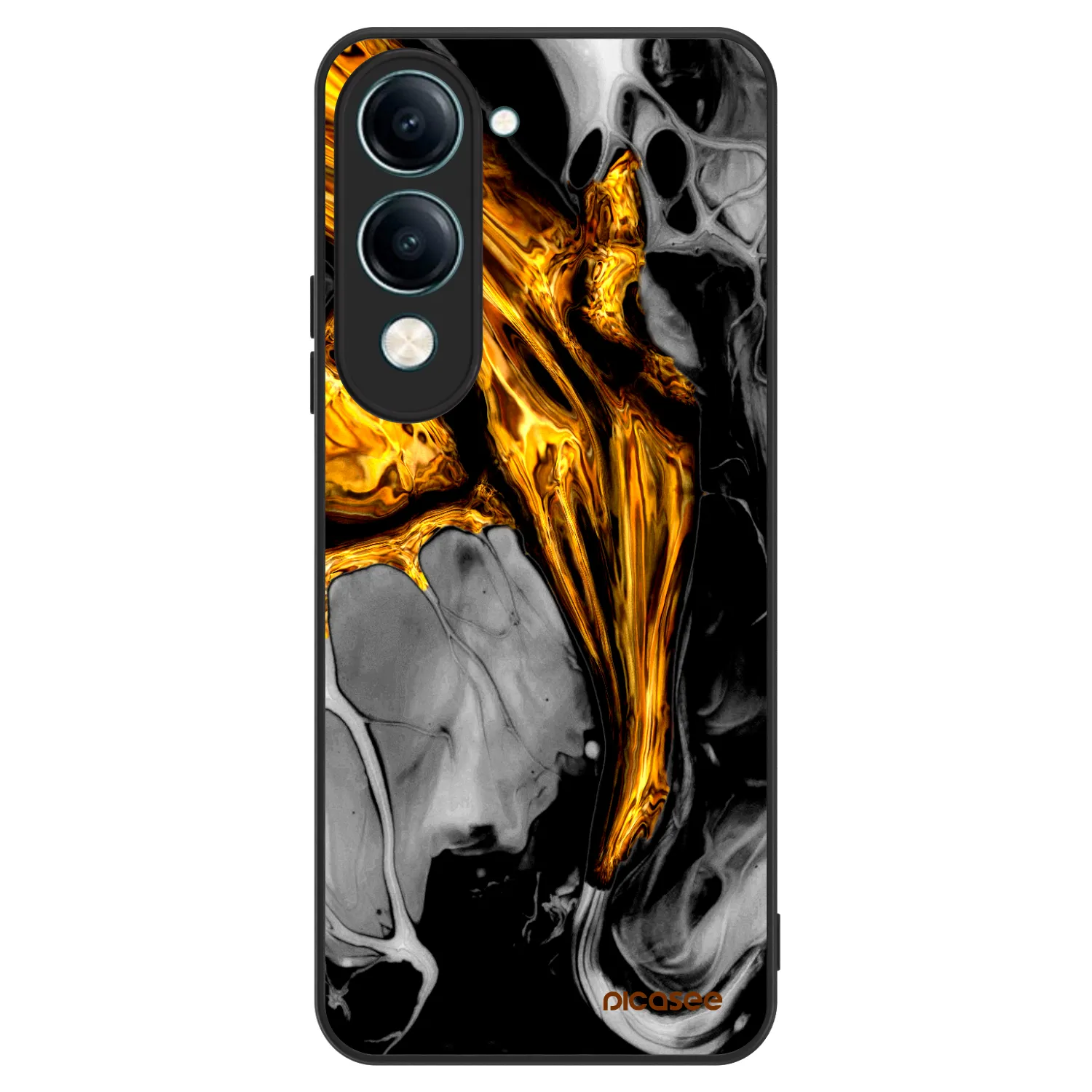 Picasee ULTIMATE CASE na Vivo Y29s 5G - Black Gold