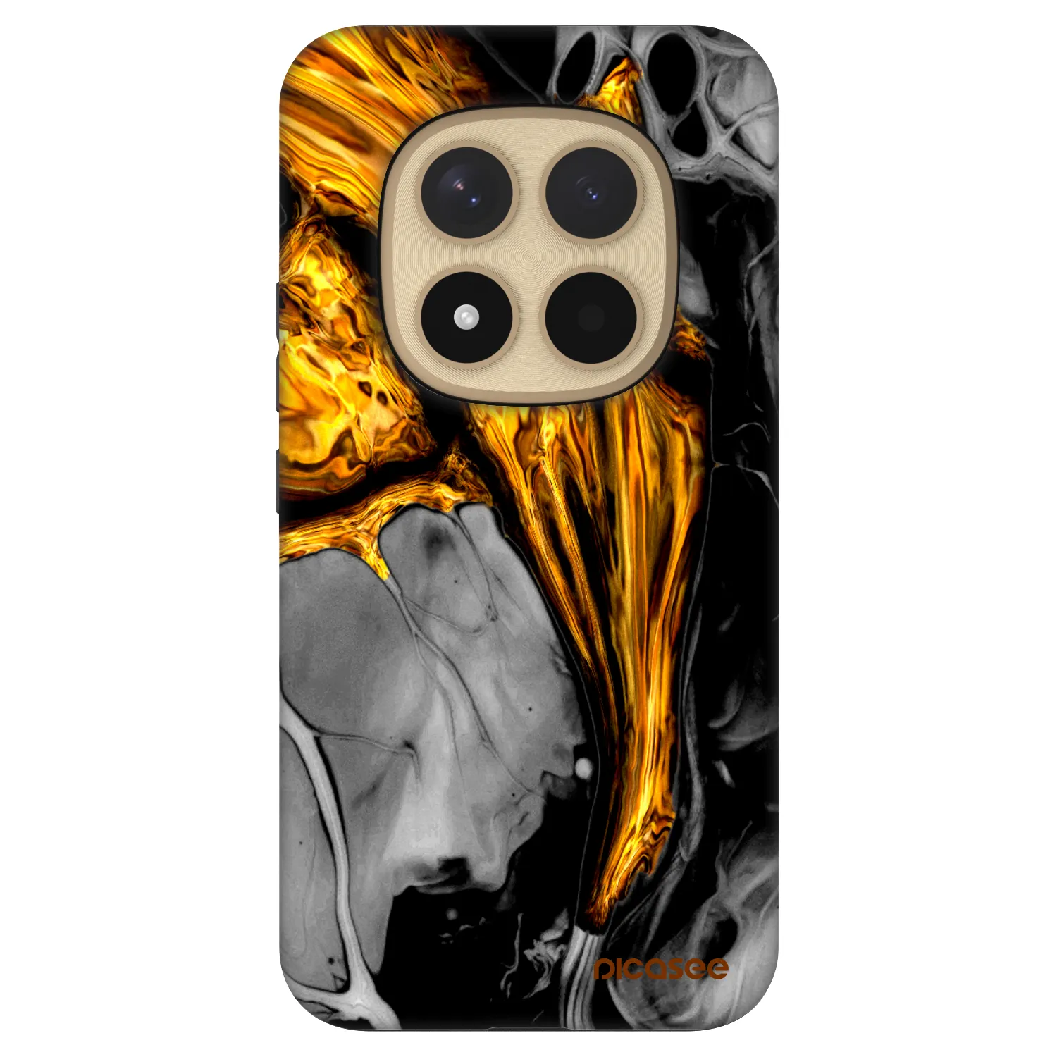 Picasee Fashion Case na Xiaomi Redmi Note 15 Pro+ - Black Gold