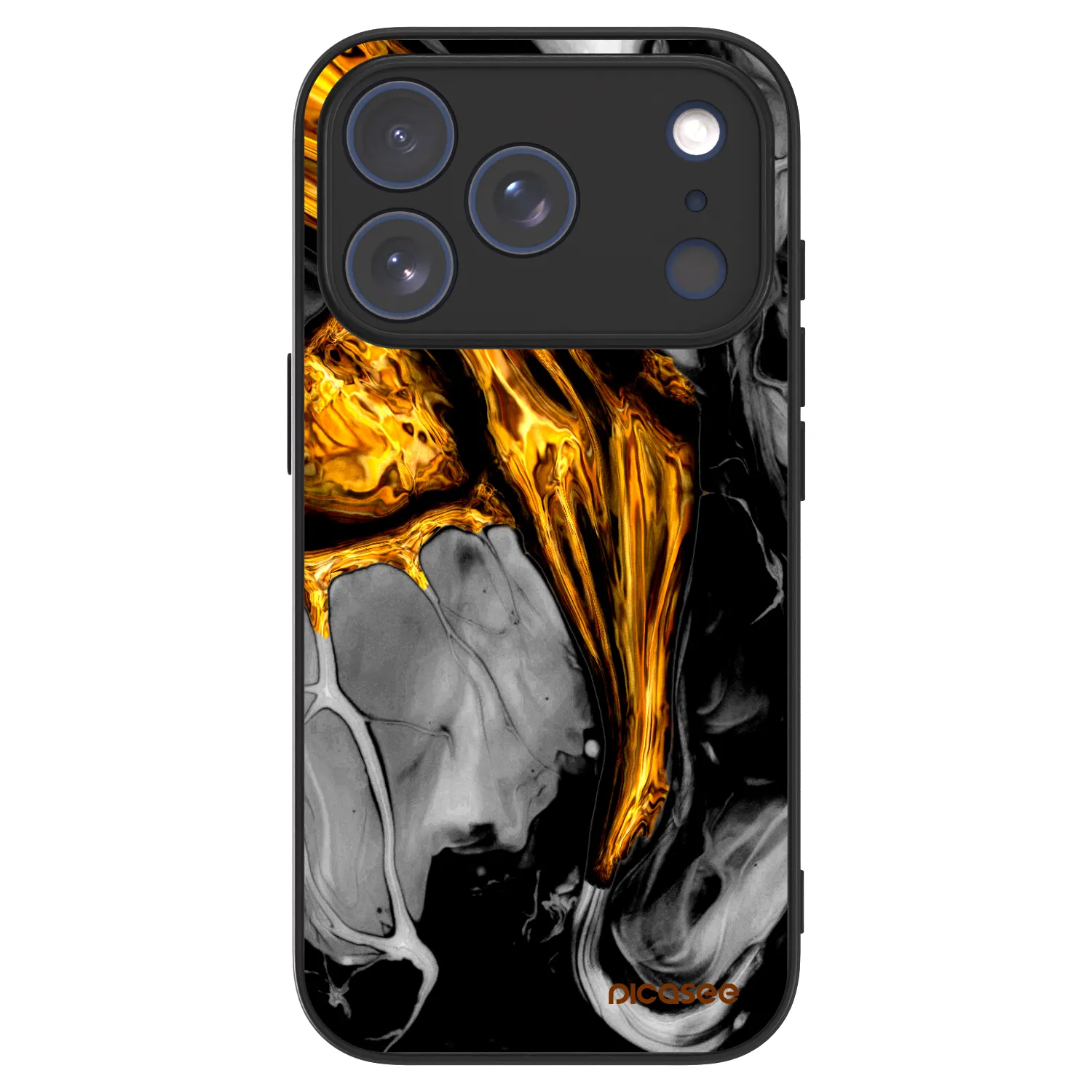 Picasee ULTIMATE CASE na Apple iPhone 18 Pro - Black Gold