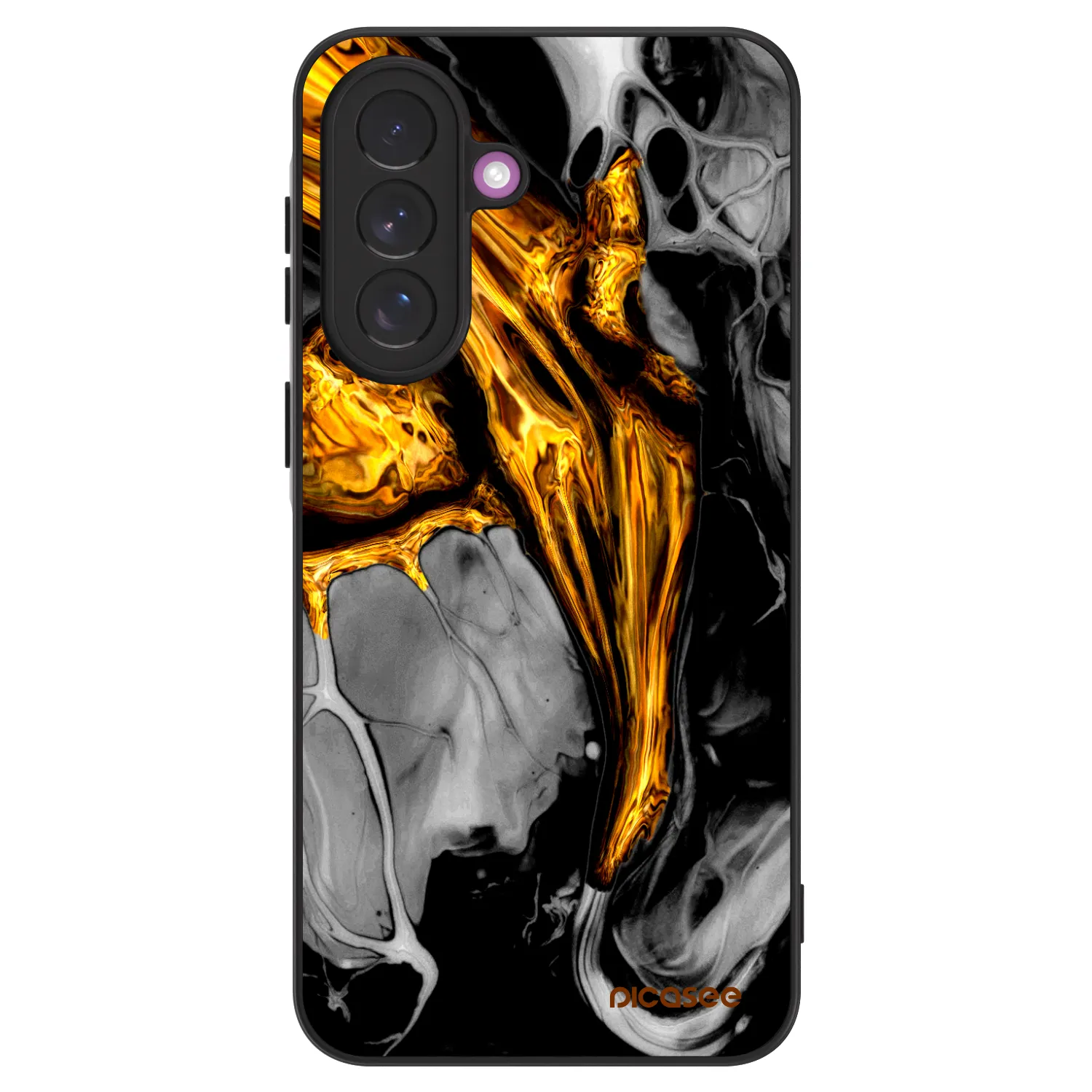 Picasee ULTIMATE CASE na Samsung Galaxy A37 - Black Gold