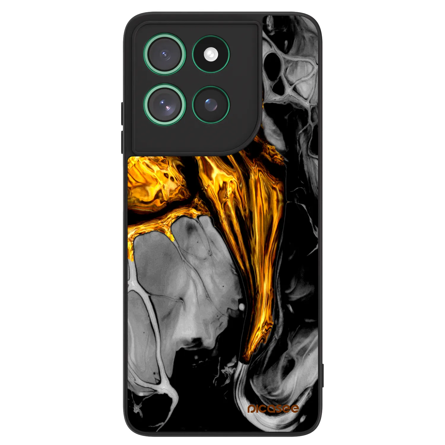 Picasee ULTIMATE CASE na Motorola Moto G57 Power - Black Gold