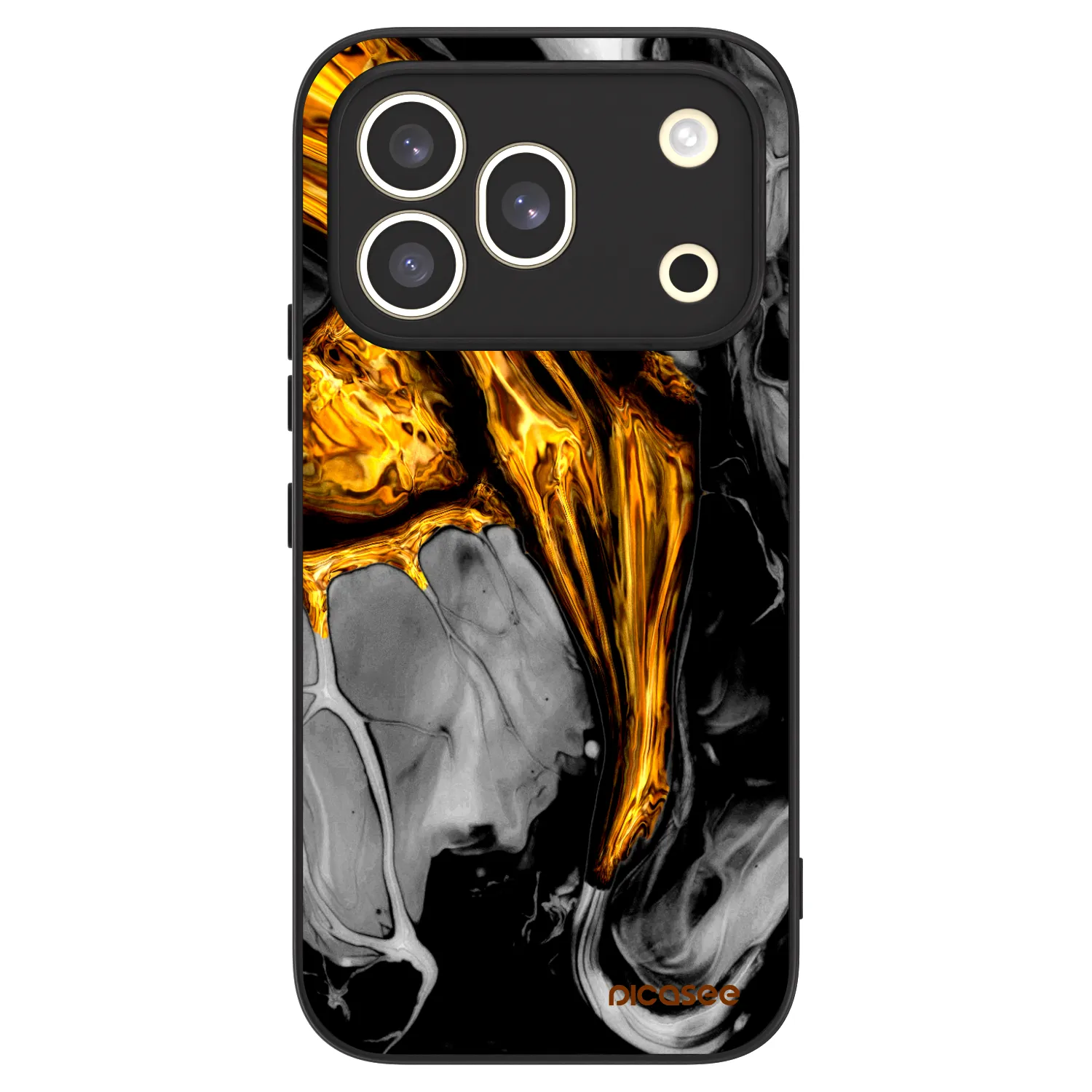 Picasee ULTIMATE CASE na Honor 600 Pro - Black Gold